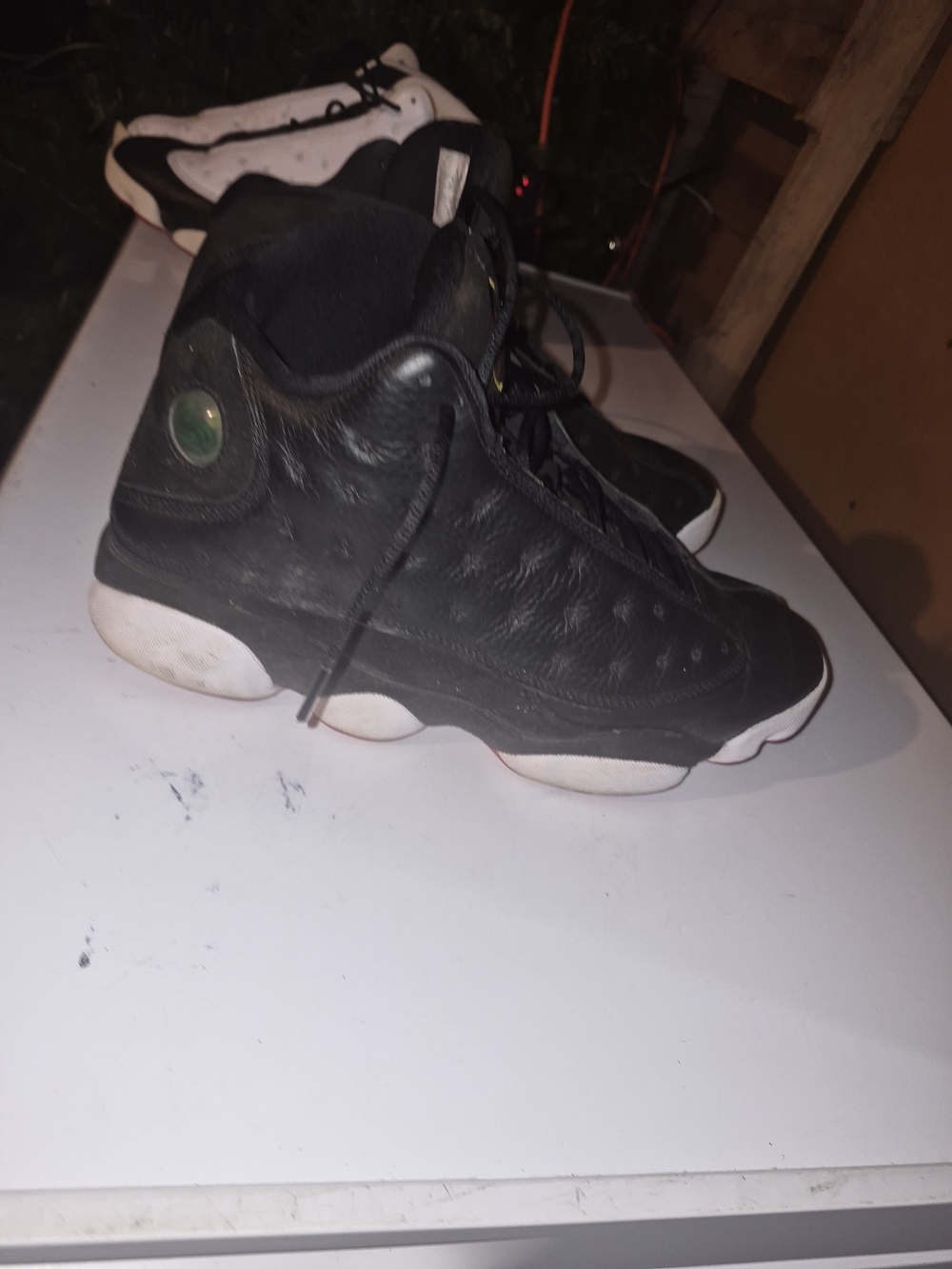 Jordan Black and White Men’s Sneakers